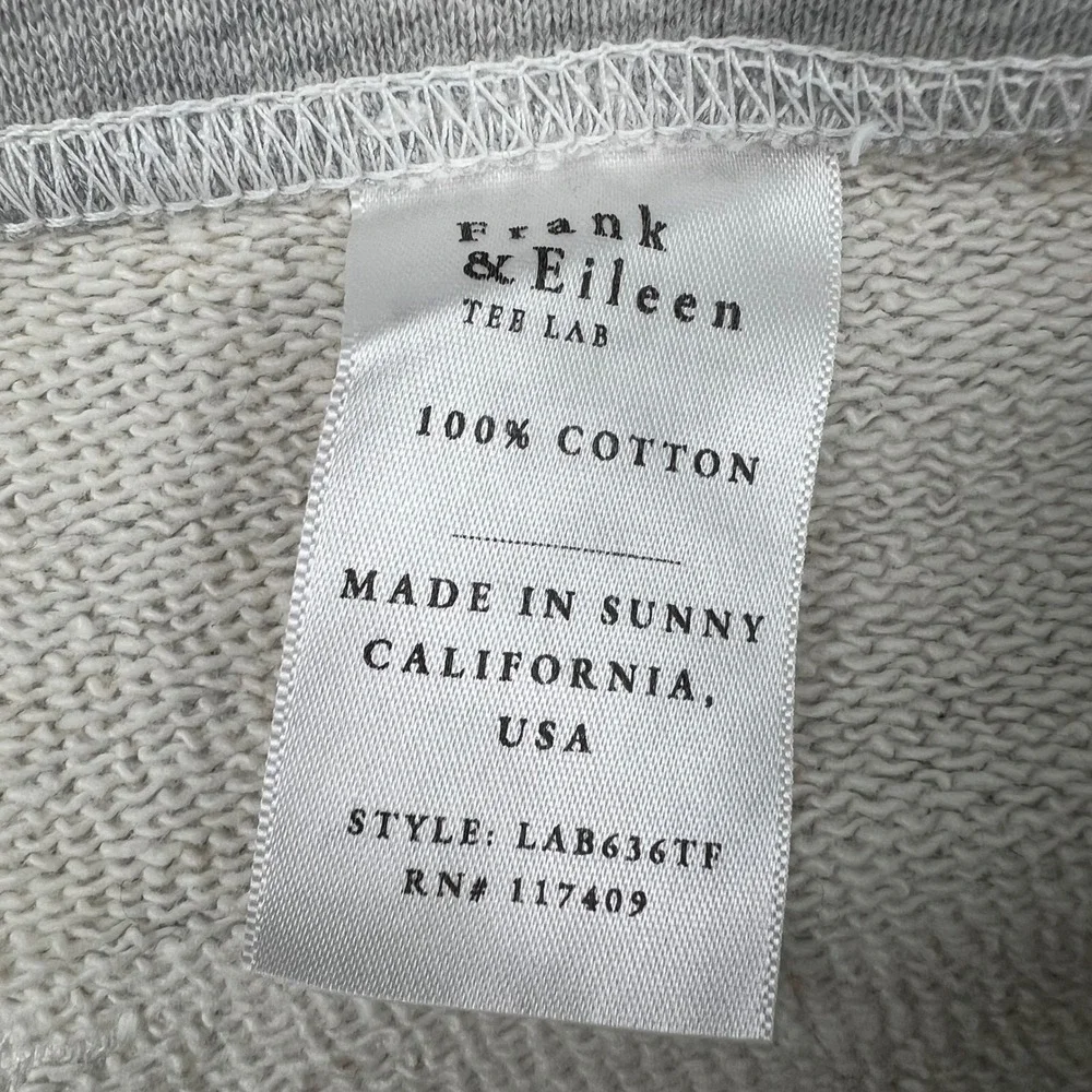 NEW Frank & Eileen M 100% Cotton Gray Sophie Jogger Sweatpants Made in USA‎